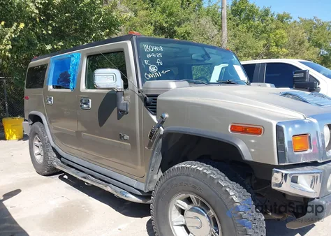 2006 Hummer H2 Suv from USA, damaged, VIN 5GRGN23U66H119366